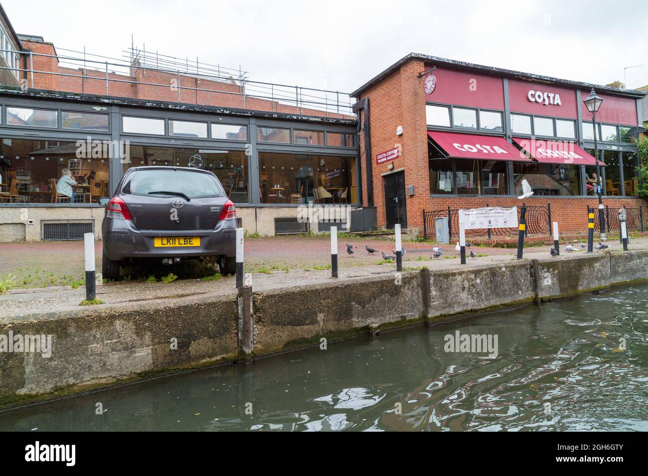 Kennet & Avon Canal, Newbury, Berkshire Stock Photo