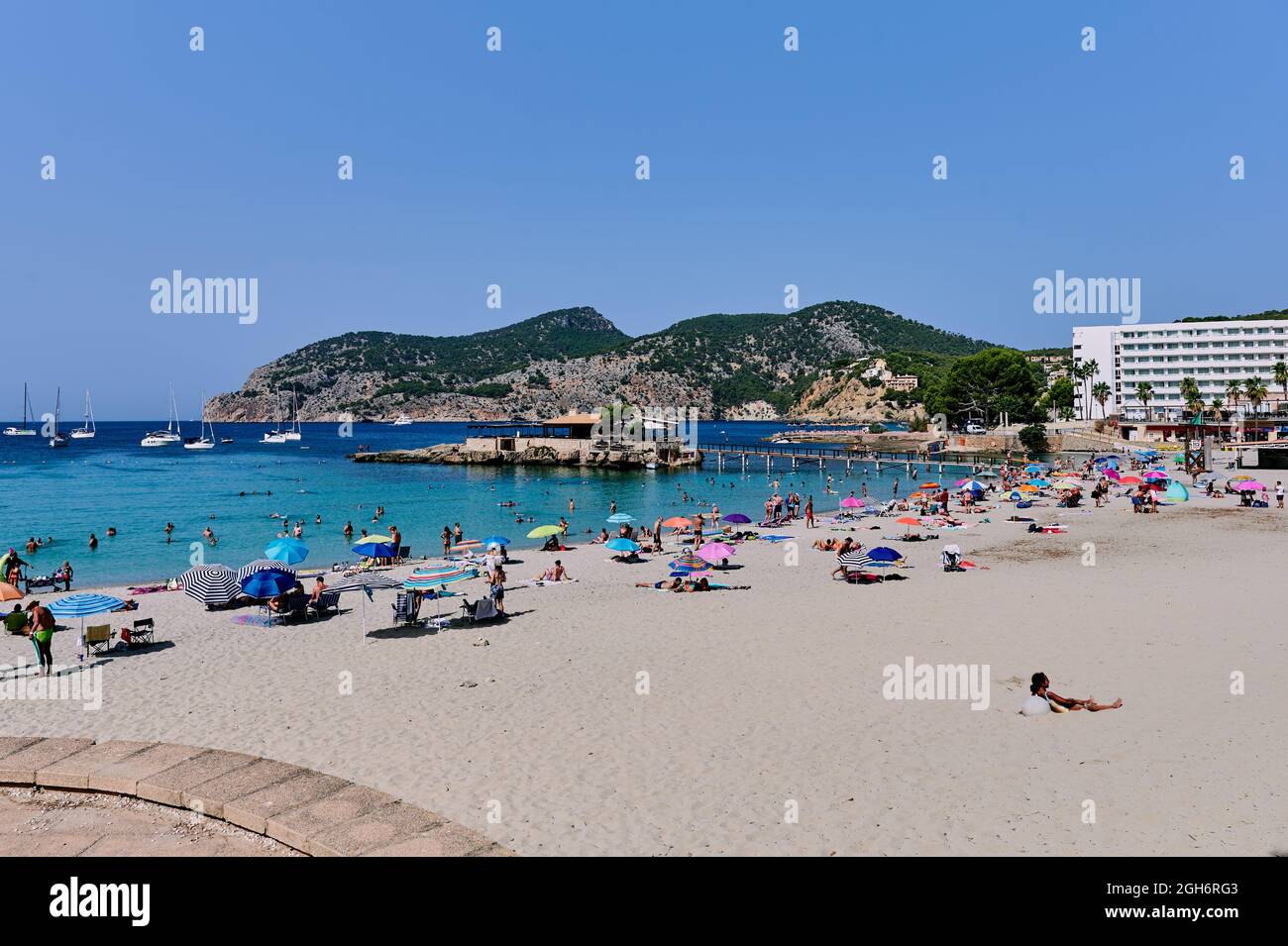 beach of Camp de Mar, Mallorca Stock Photo - Alamy