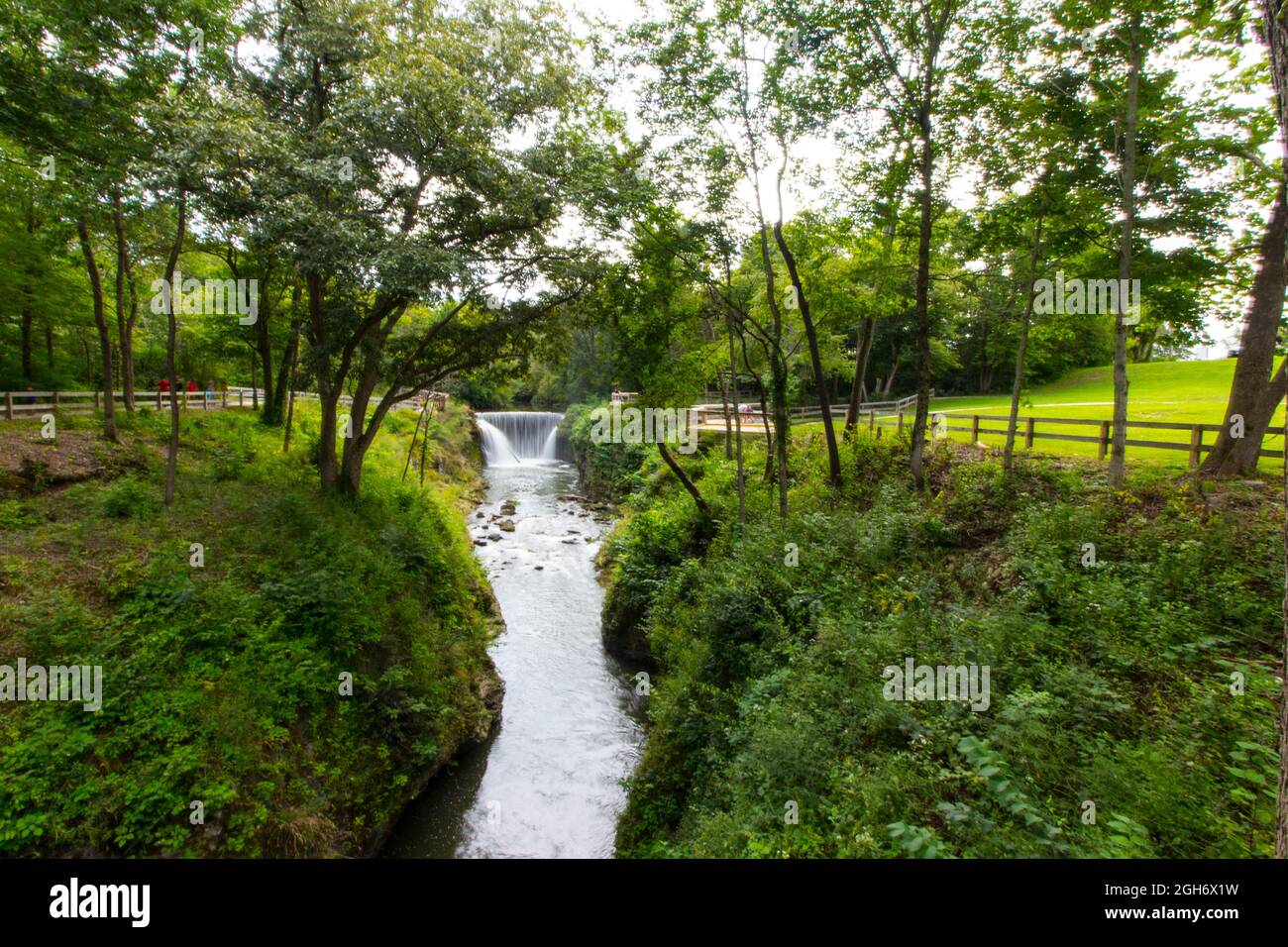 Cedar Cliff Falls, Cedarville,Ohio Stock Photo Alamy