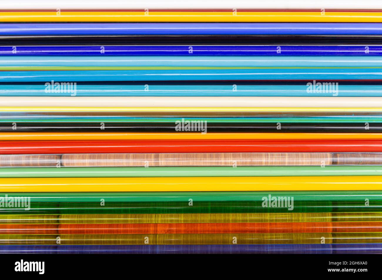 colored rods blanks for murano glass products Stock Photo Alamy