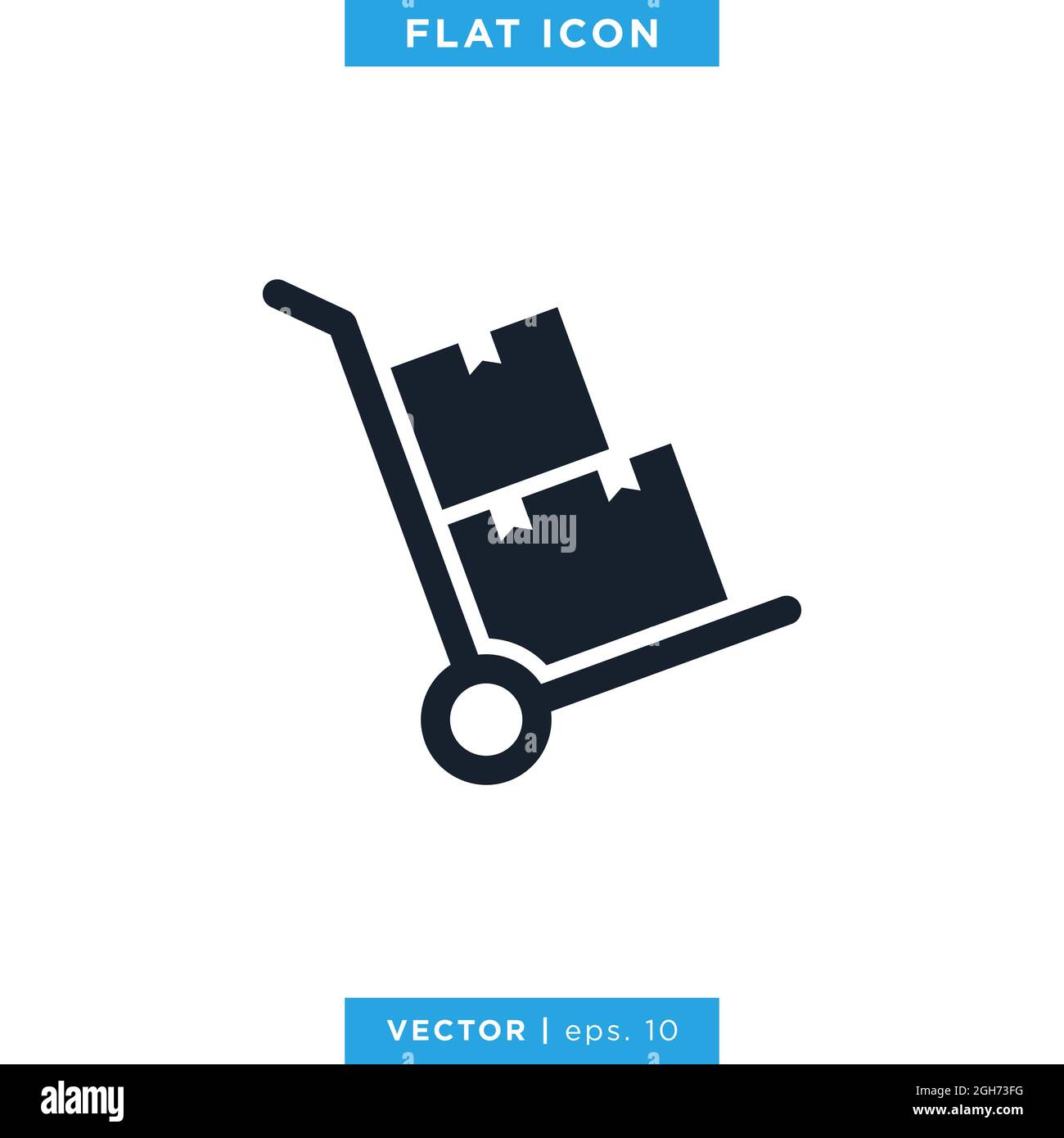 Handcart Icon Vector Stock Illustration Design Template. Vector eps 10 ...