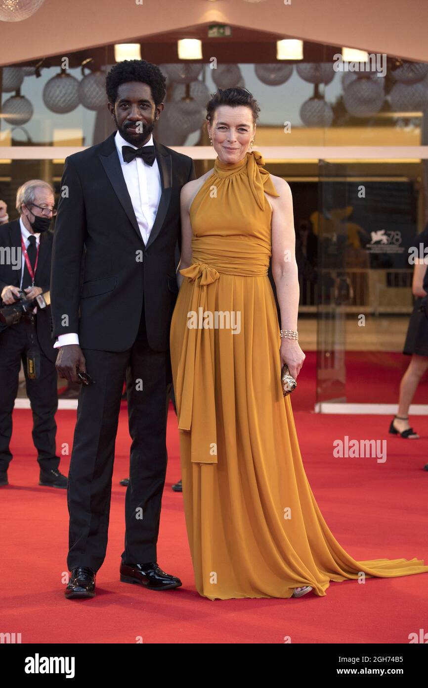 Rhashan Stone and Olivia Williams attending the Kineo Prize Red Carpet