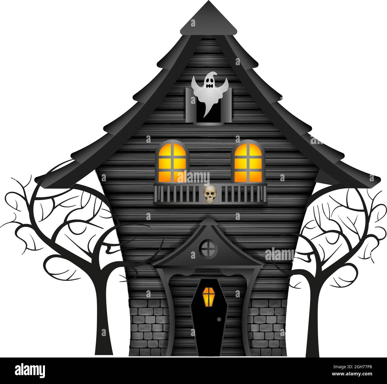 Halloween haunted house witch moon Cut Out Stock Images & Pictures - Alamy Halloween haunted house witch moon Cut Out Stock Images & Pictures - Alamy