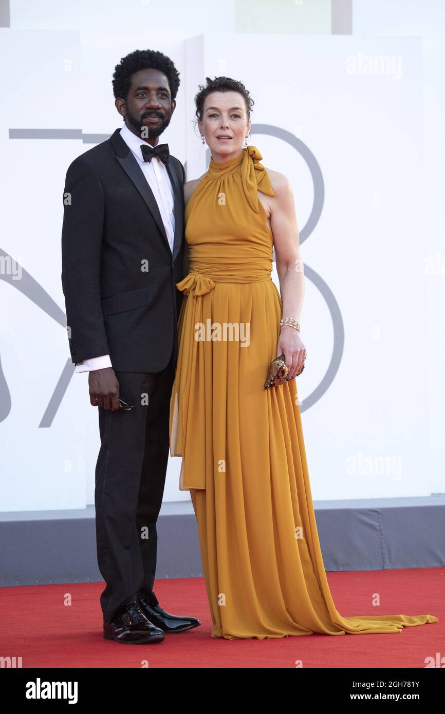 Rhashan Stone and Olivia Williams attending the Kineo Prize Red Carpet