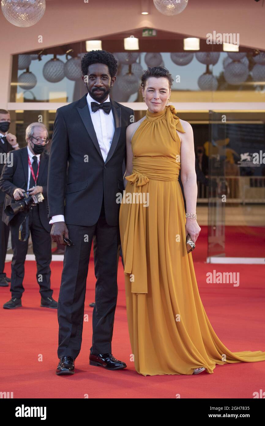 Rhashan Stone and Olivia Williams attending the Kineo Prize Red Carpet