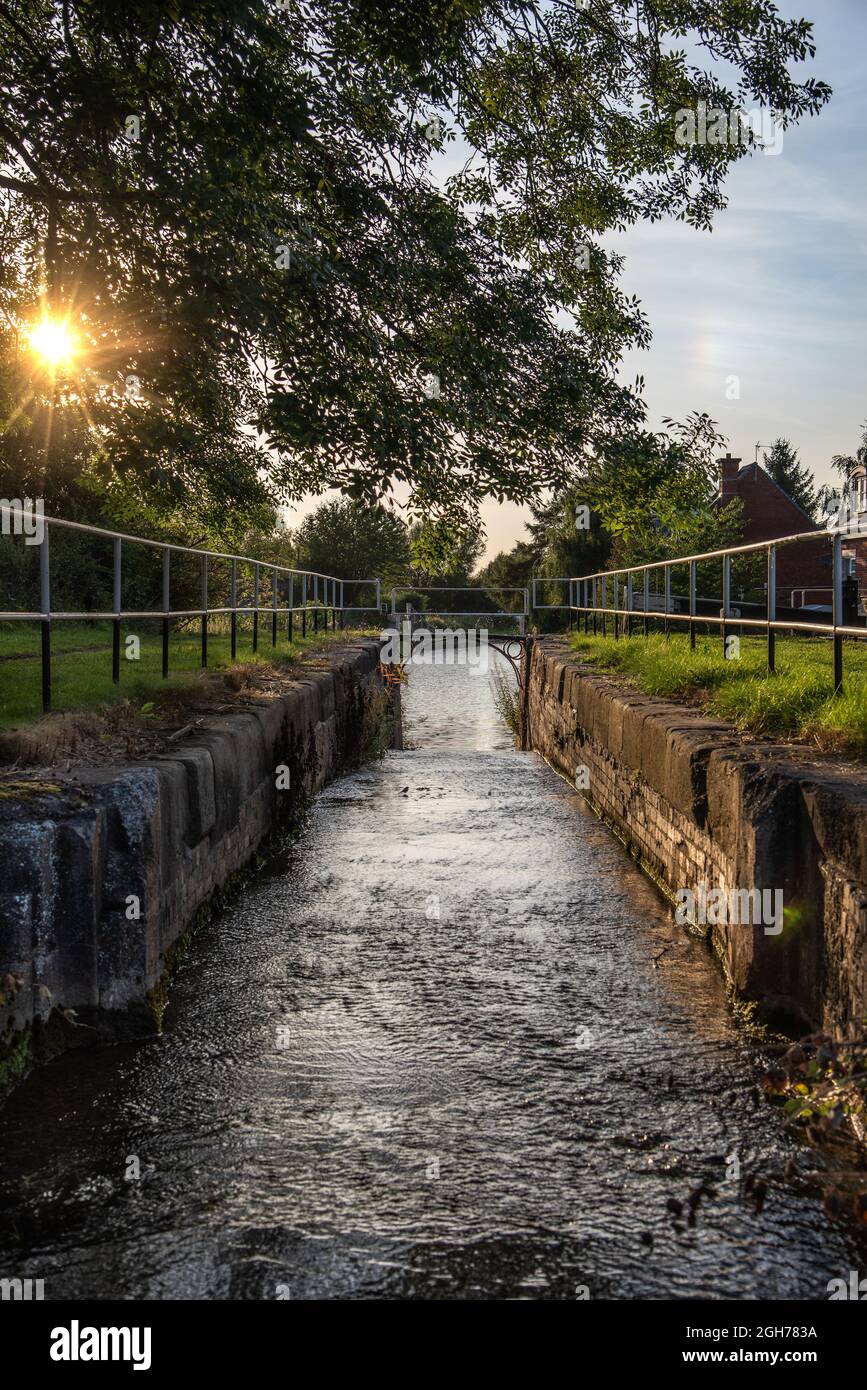 Narrow water canal in hi-res stock photography and images - Alamy
