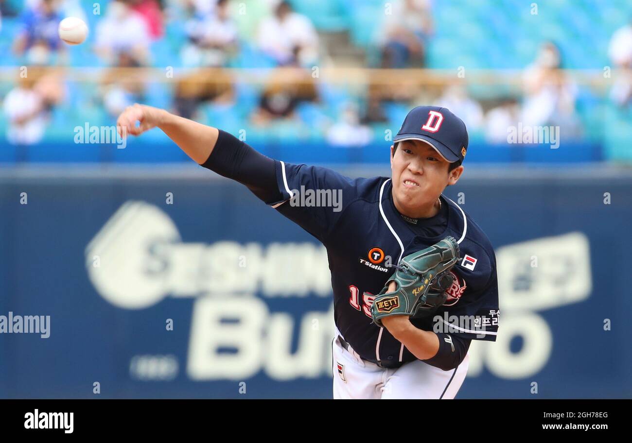 06th Sep, 2021. Doosan Bears' Kim Minkyu Kim Minkyu of the Doosan