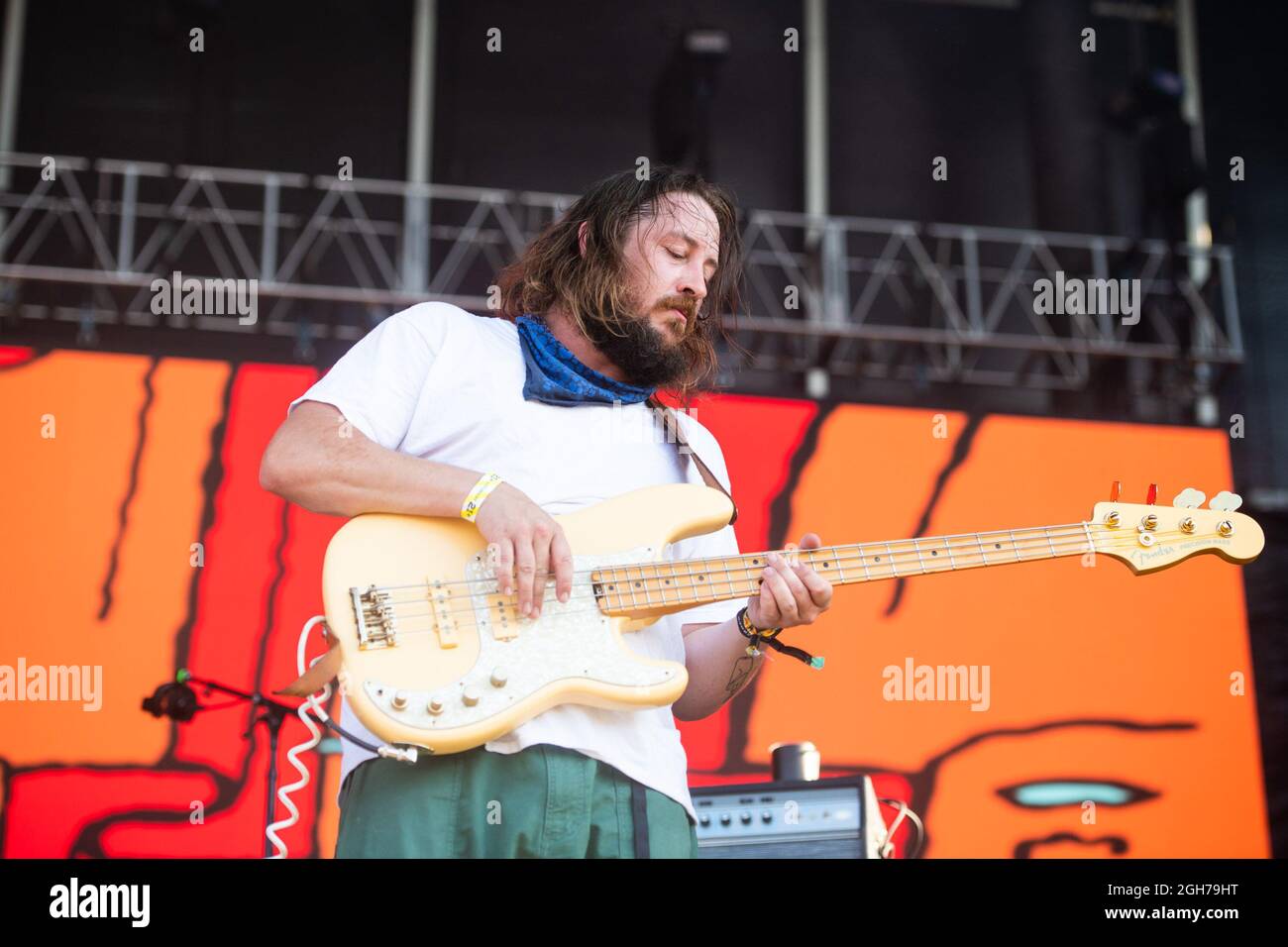 Zachary Scott Carothers of Portugal. the Man performs during Day 2 of