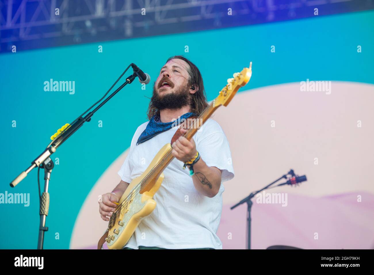 Zachary Scott Carothers of Portugal. the Man performs during Day 2 of