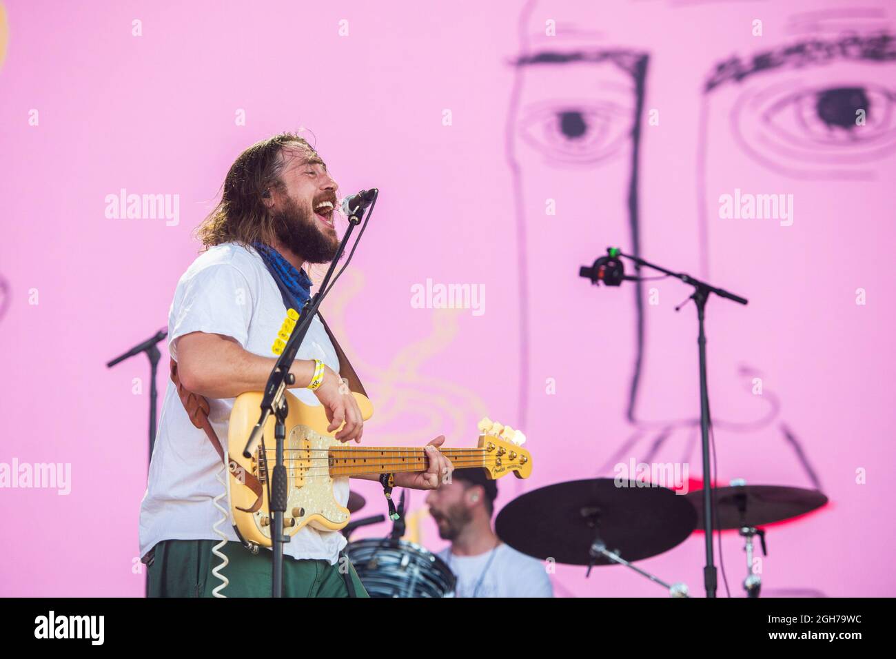 Napa, USA. 04th Sep, 2021. Zachary Scott Carothers of Portugal. the Man