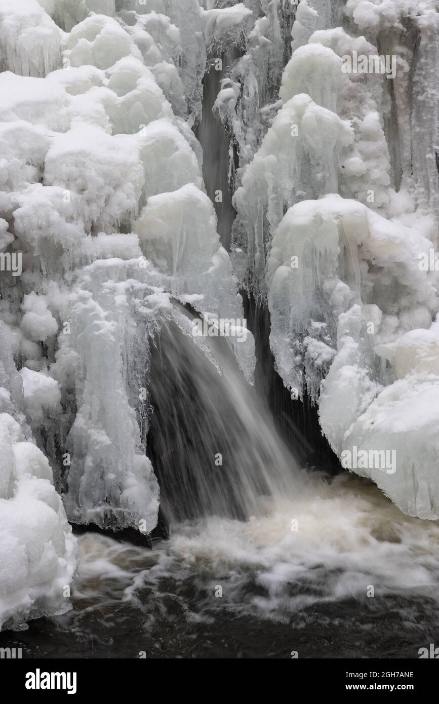 Waterfall in Victoria Park, Truro, Nova Scotia, Canada Stock Photo