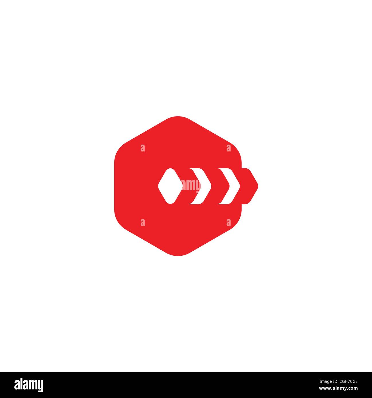 letter c fast stripes arrows geometric logo vector Stock Vector