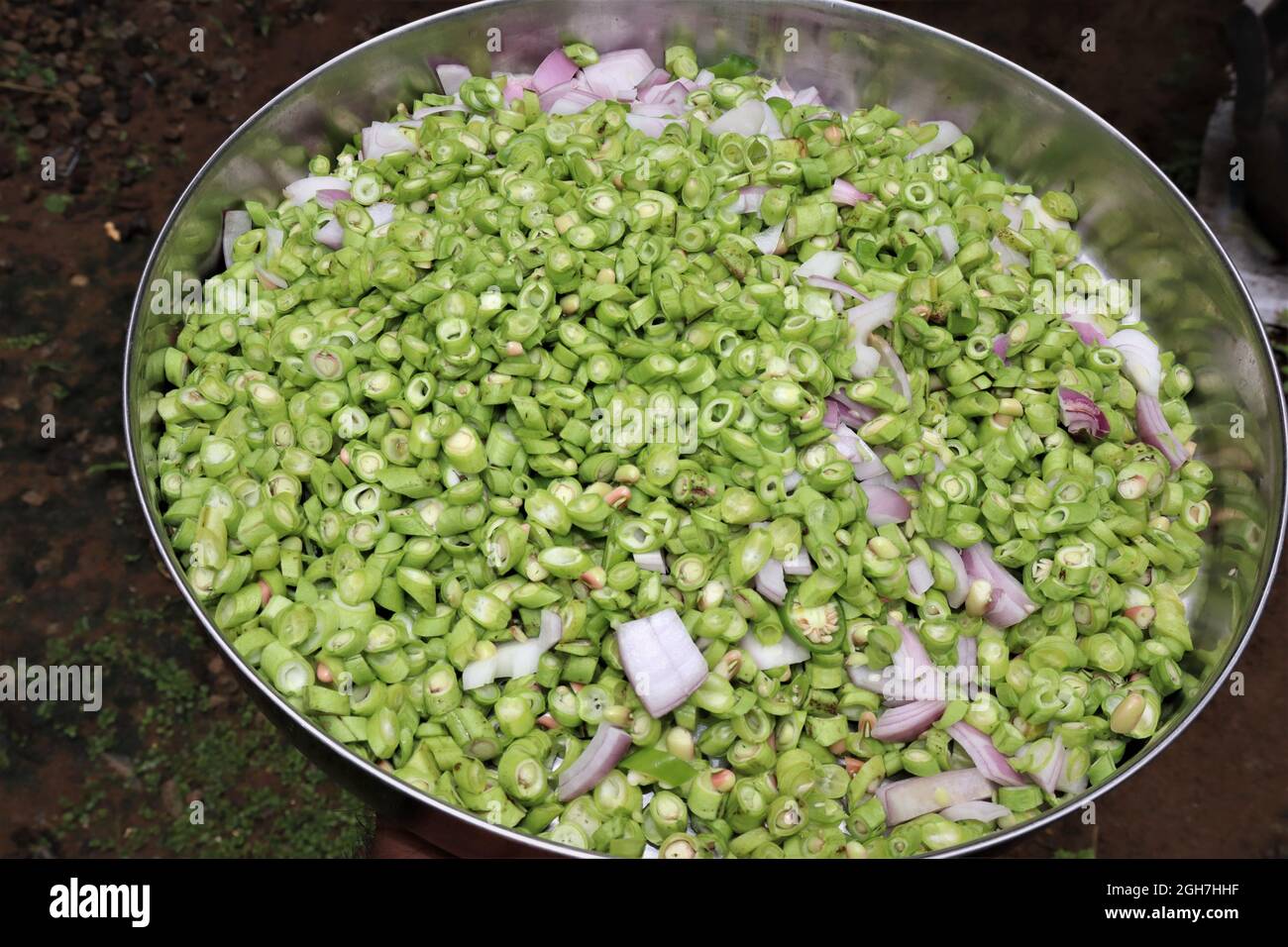 Yard long bean hi-res stock photography and images - Alamy