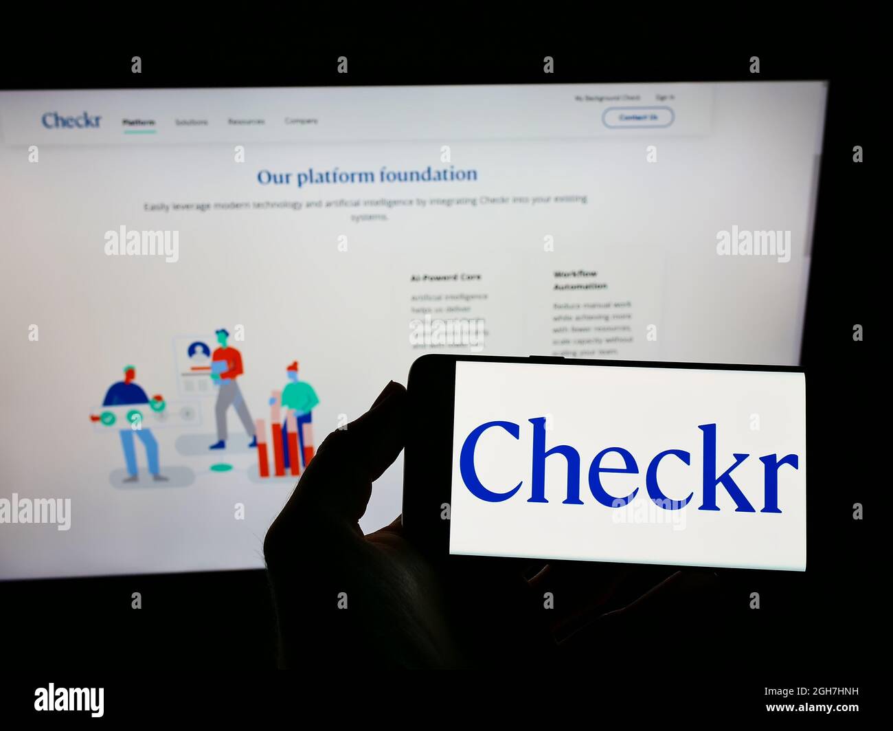 Checkr inc hires stock photography and images Alamy