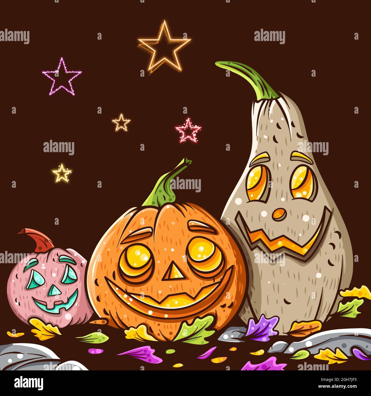 ILLUSTRATION OF HALLOWEEN Stock Vector Image & Art - Alamy