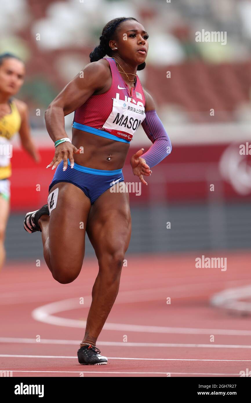 MASON Brittni (USA) competes in the Athletics Women's 200m T47