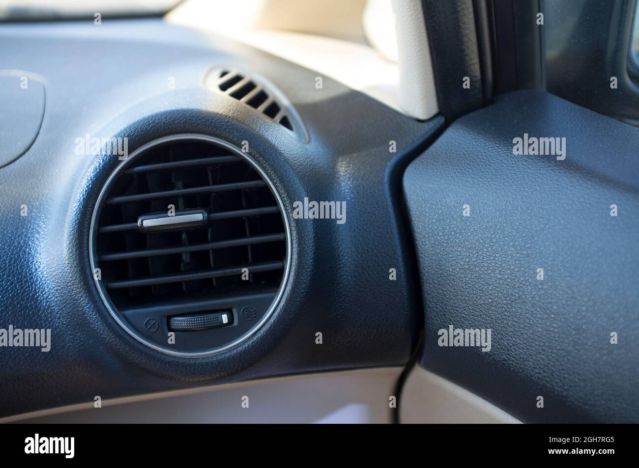 Car air vents grille. Closeup Stock Photo Alamy