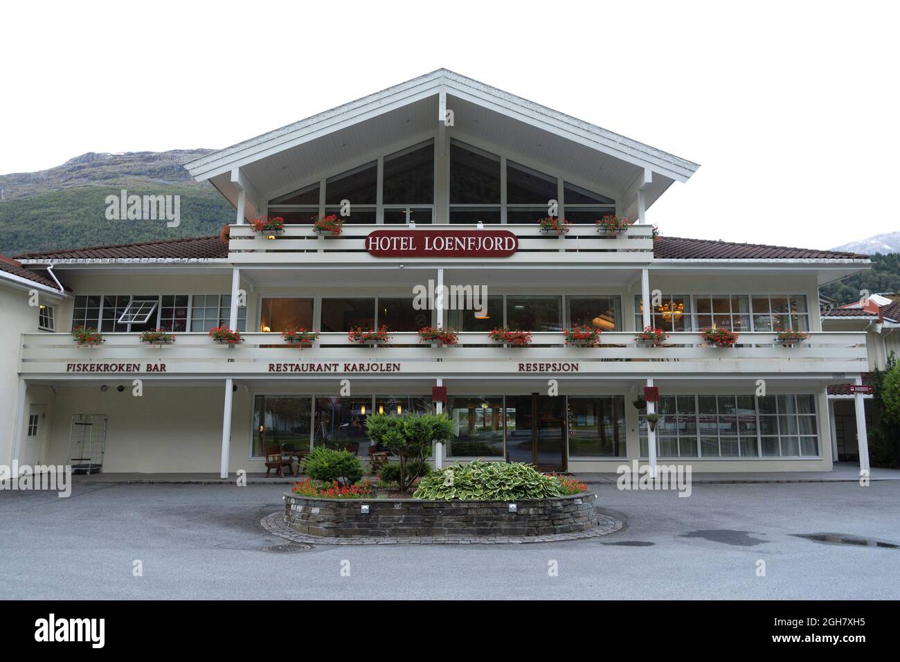 Hotel Loenfjord in Loen, Norway, Europe Stock Photo