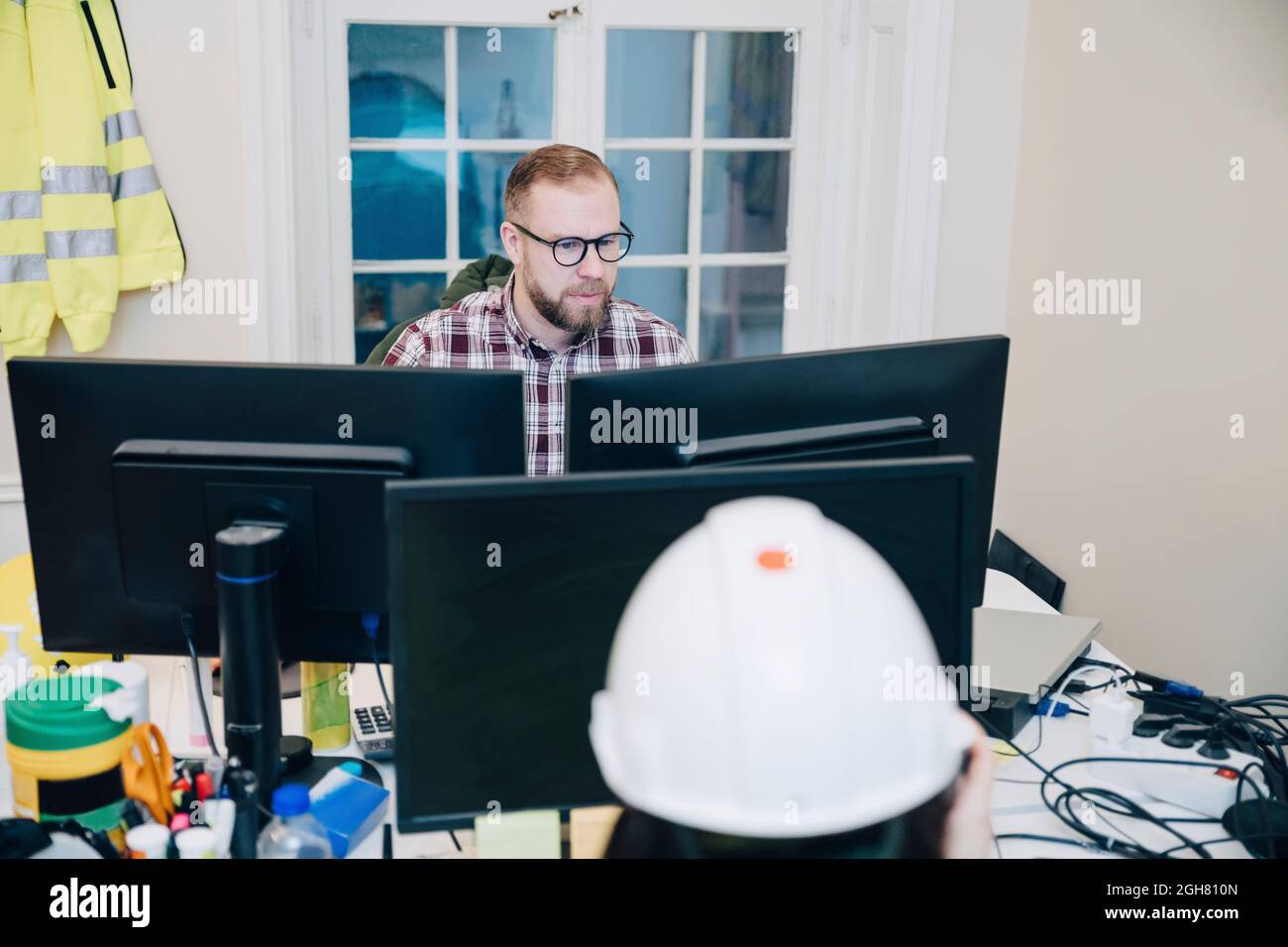 Contractor construction office hi-res stock photography and images - Alamy