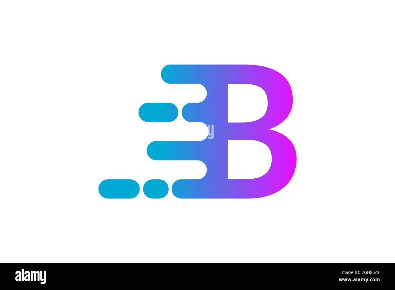 Letter b logo hi-res stock photography and images - Alamy