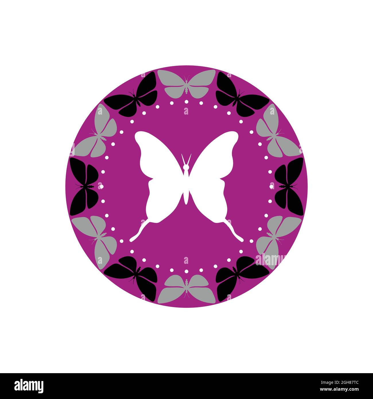 butterfly icon that can be used according to the designer's needs Stock Vector