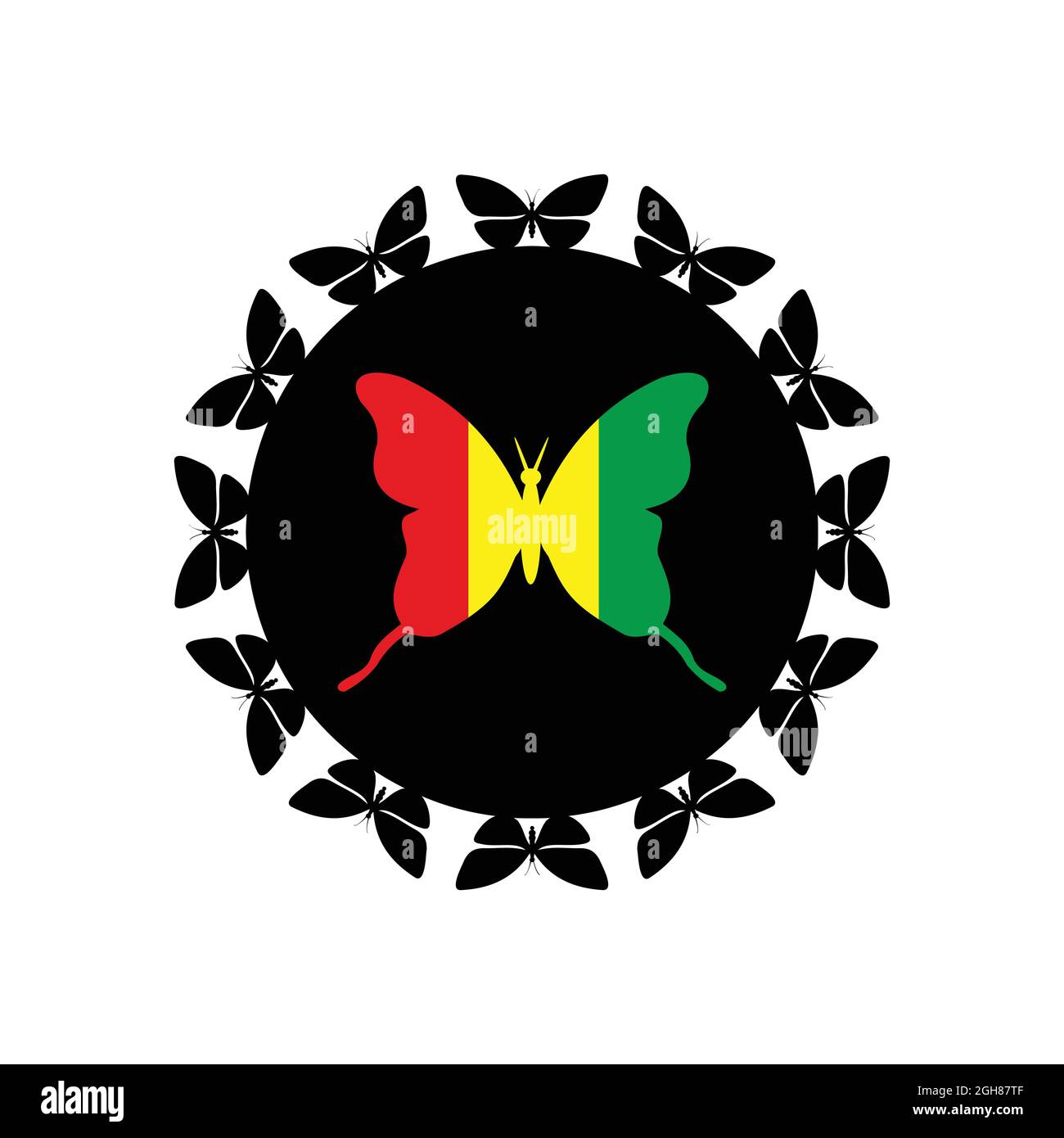 butterfly icon that can be used according to the designer's needs Stock Vector
