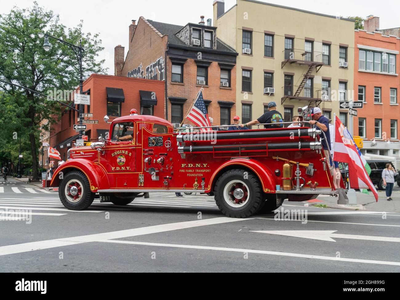 New York City, USA. 05th Sep, 2021. Members Of The NYC Fire Department ...