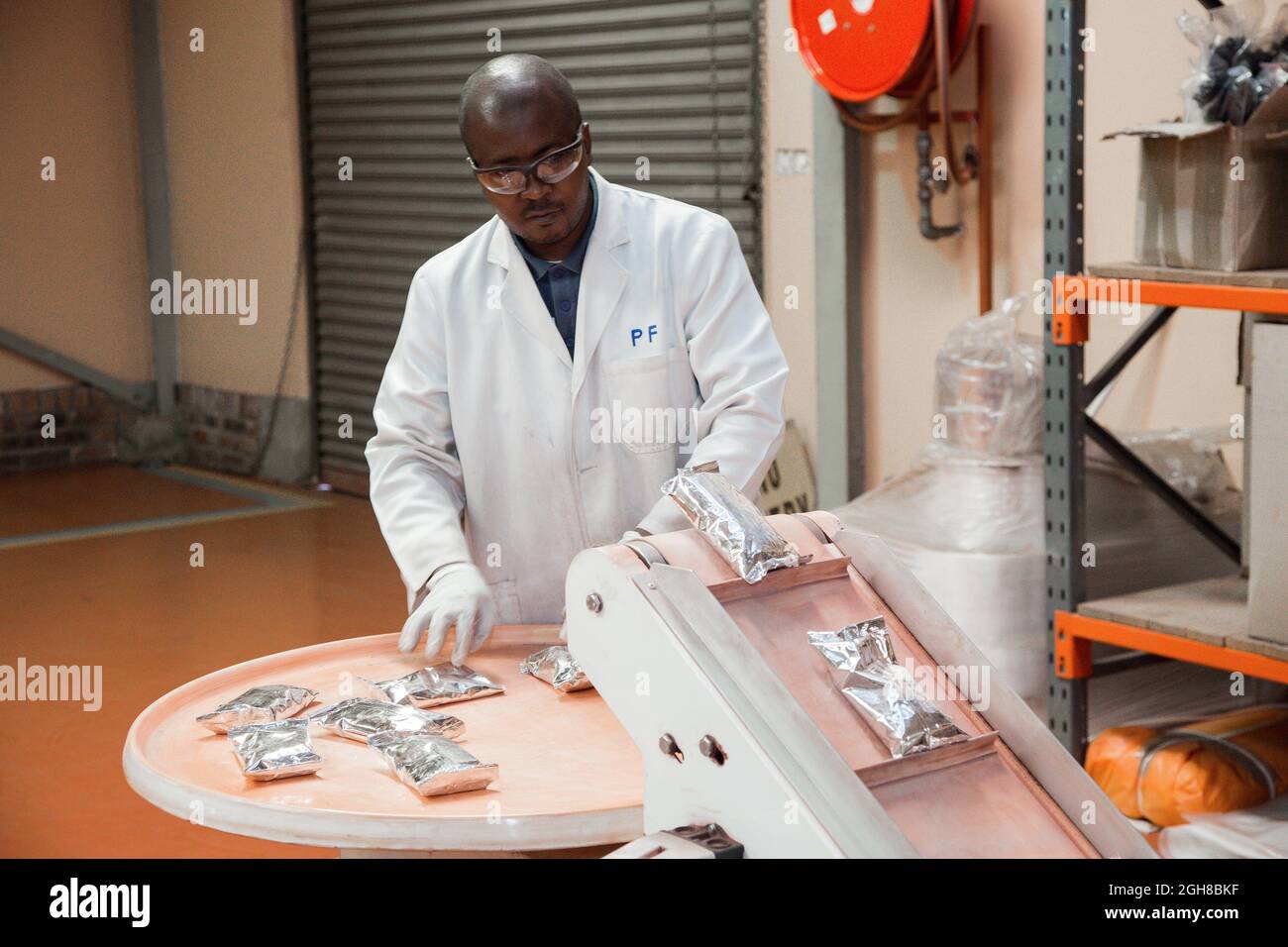 JOHANNESBURG, SOUTH AFRICA Aug 05, 2021 A closeup of a geologist