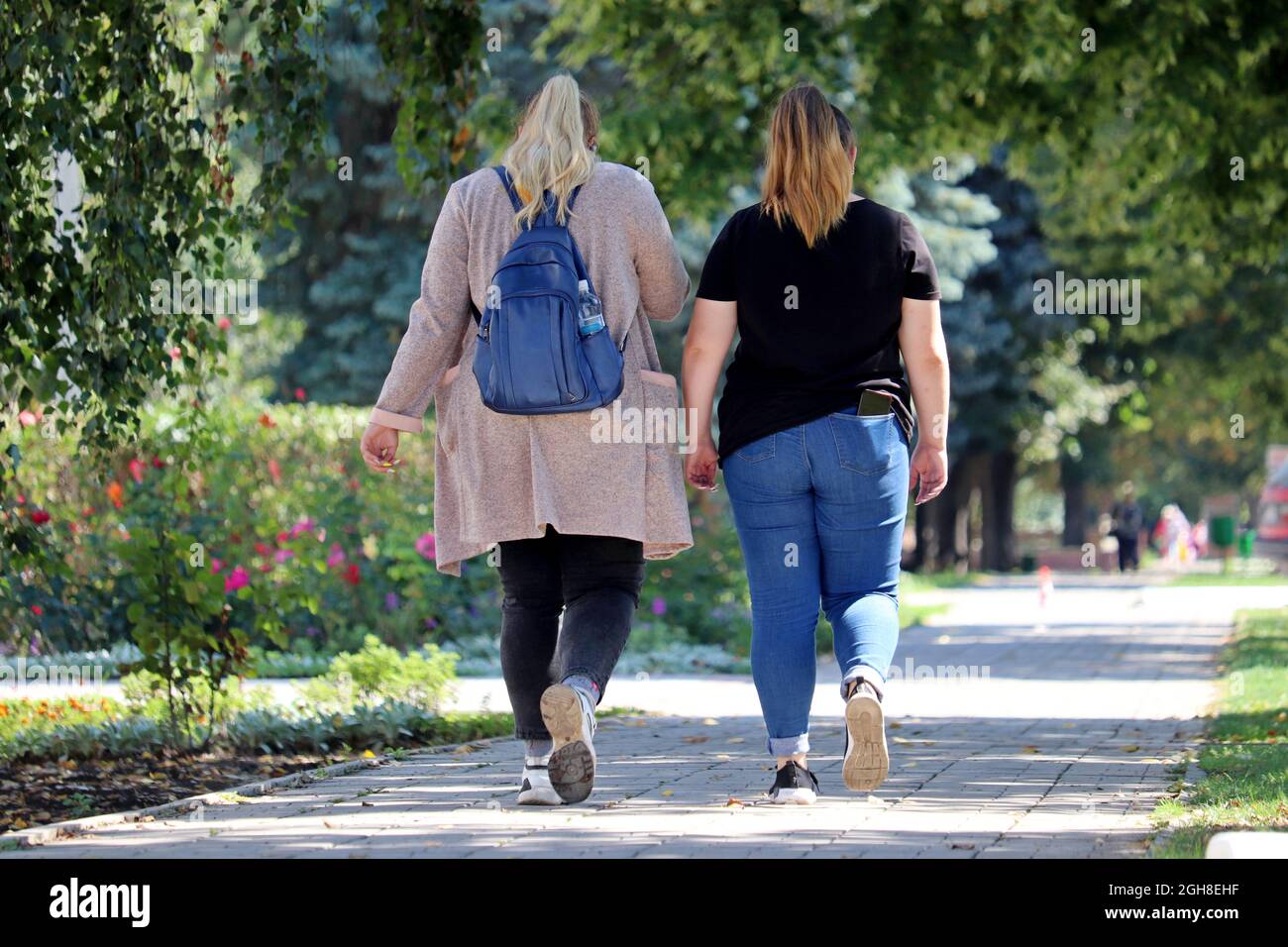 two-fat-women-walking-on-town-street-bac