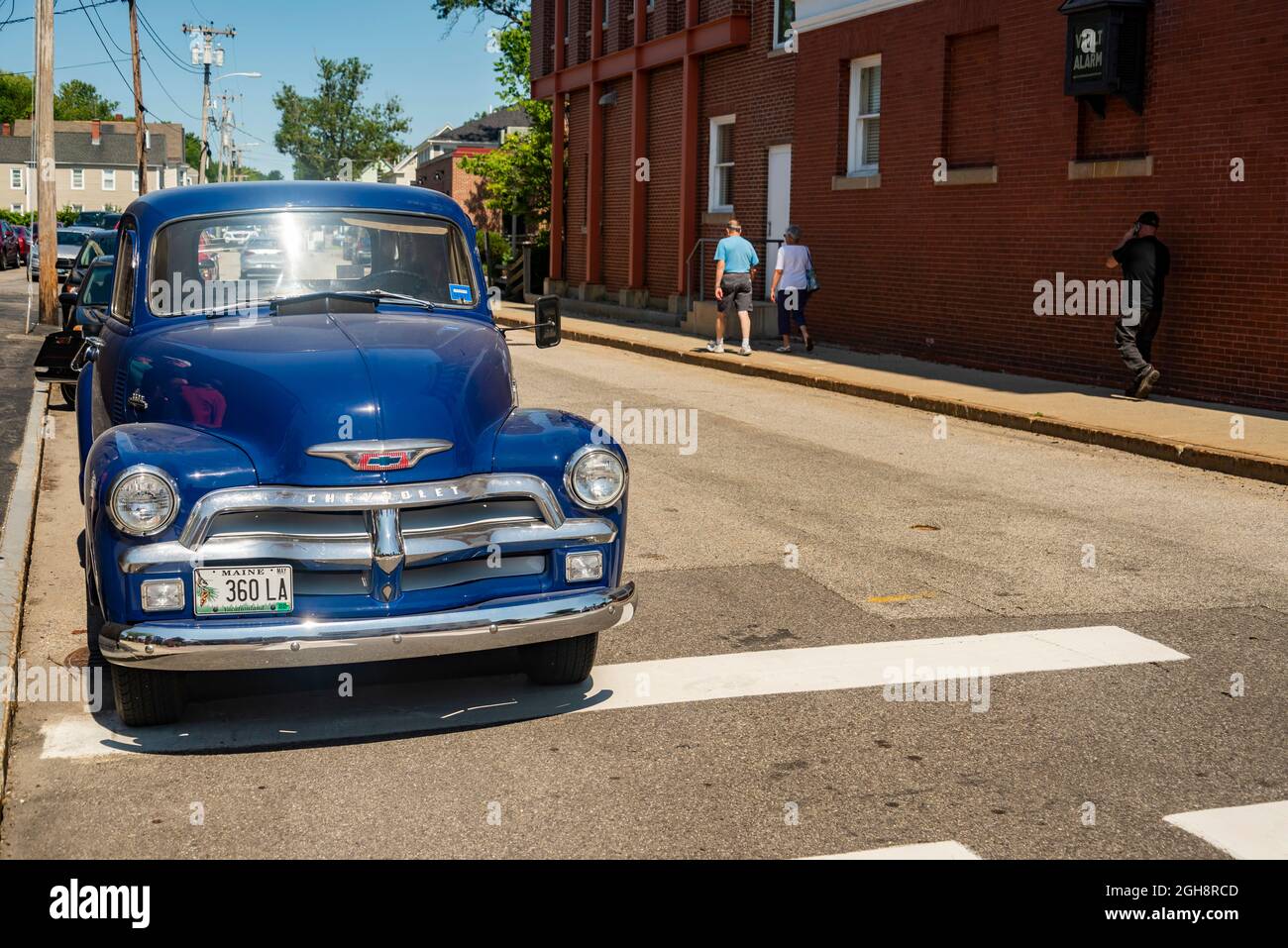 old american car in a car show in Saco, Maine, USA Stock Photo - Alamy