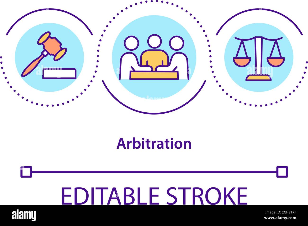 Arbitration concept icon Stock Vector Image & Art Alamy