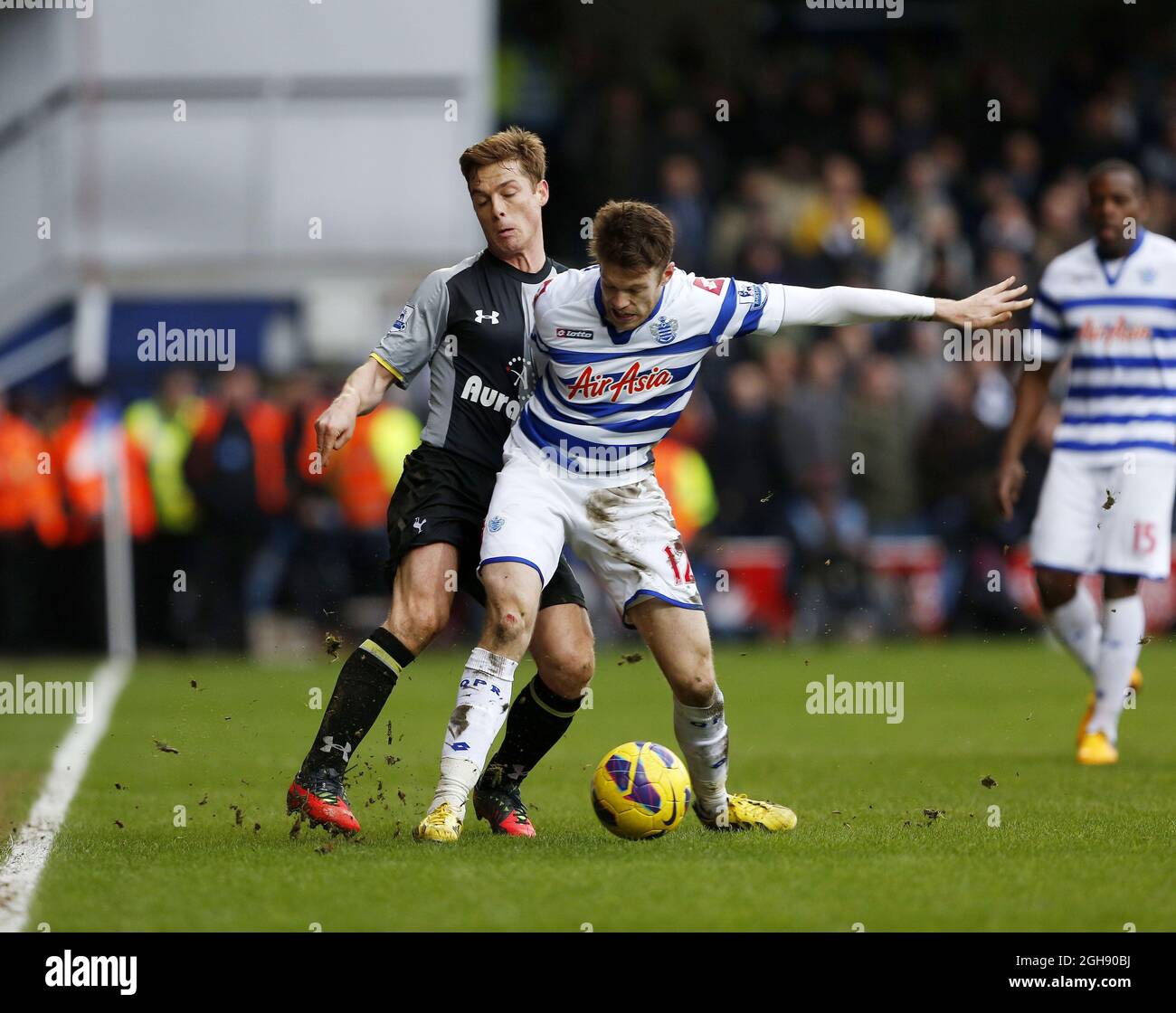 Soccer Rangers Full Length Tackling Mangsm High Resolution Stock ...