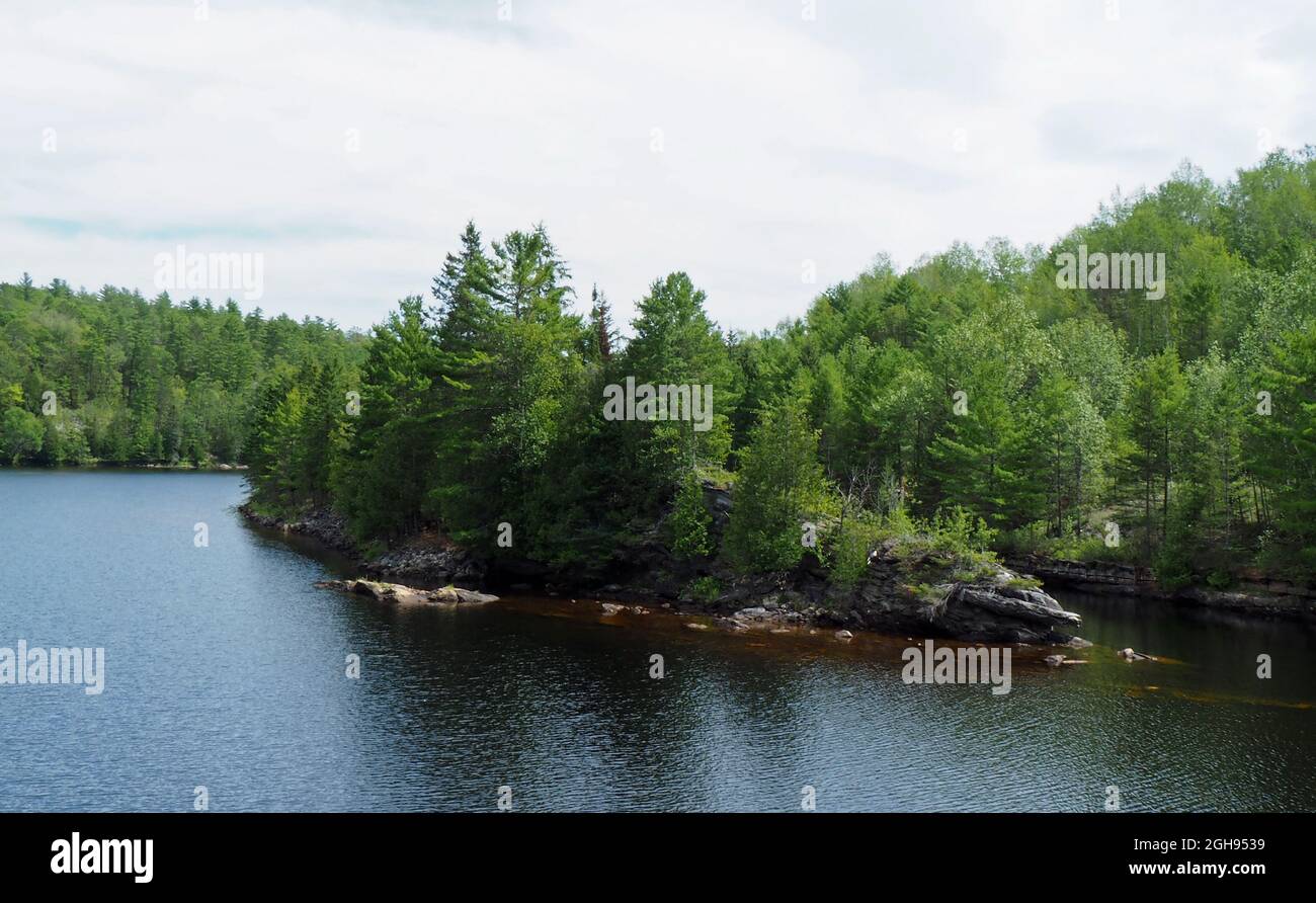 OLYMPUS DIGITAL CAMERA Scenic view of the Madawaska River in