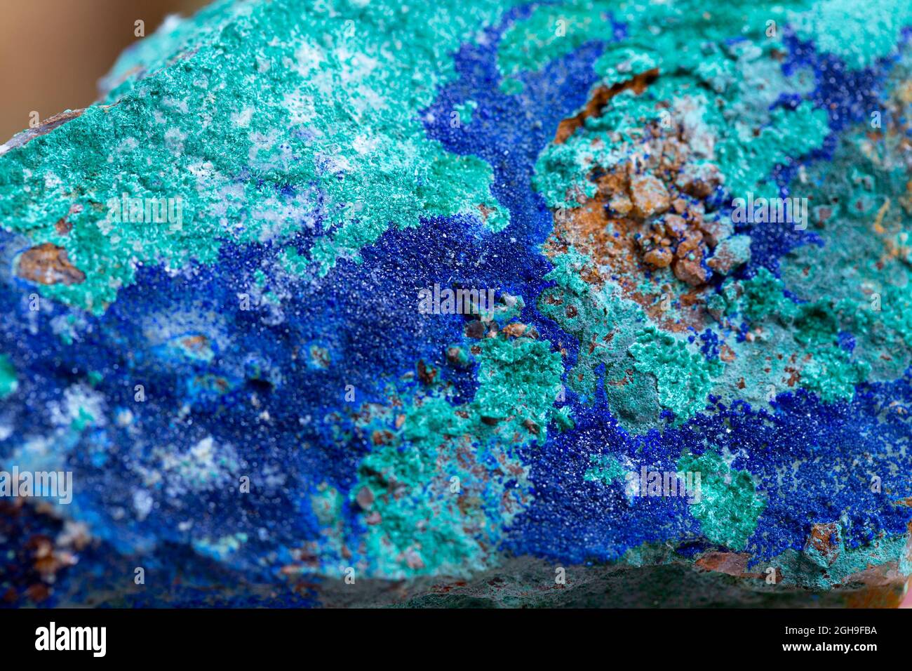 Light blue azurite hi-res stock photography and images - Alamy