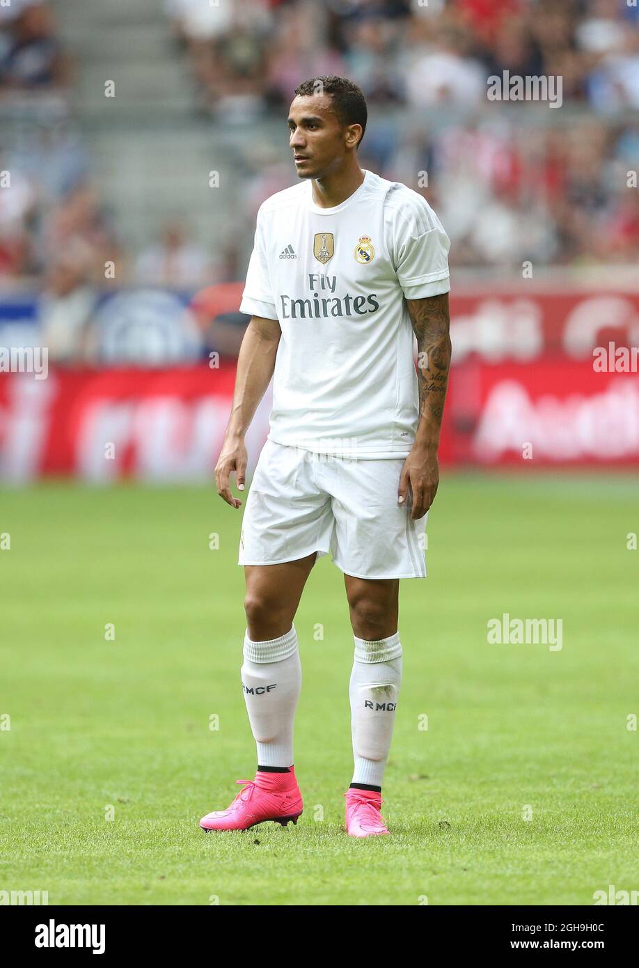 Image Aug 4 15 Munich United Kingdom Real Madrid S Danilo In Action Audi Cup Real Madrid Vs Tottenham Hotspur Allianz Arena Munich Germany 4th August 15 Stock Photo Alamy