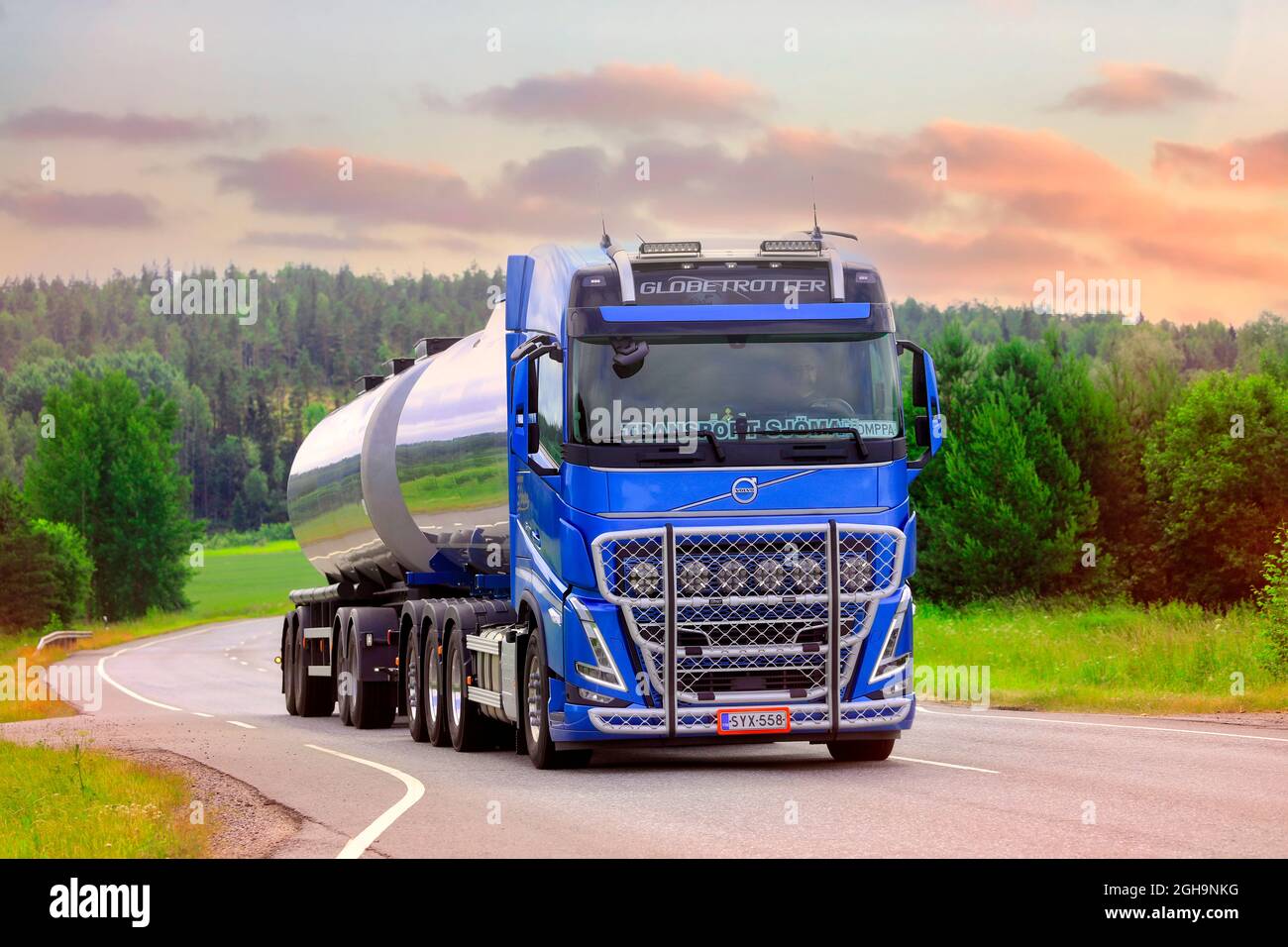 Raasepori, Finland. May 27, 2021. Volvo Trucks Finland presents new Volvo  FMX 540 Xpro Winter as part of their new range Stock Photo - Alamy