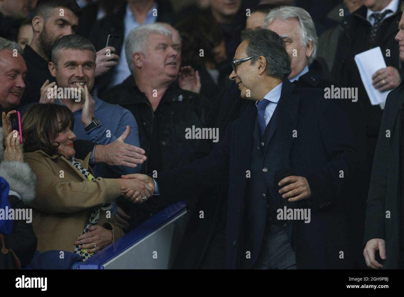 Everton owner Farhad Moshiri during the Emirates FA Cup match at Goodison Park. Photo credit should read: Philip Oldham/Sportimage via PA Images Stock Photo