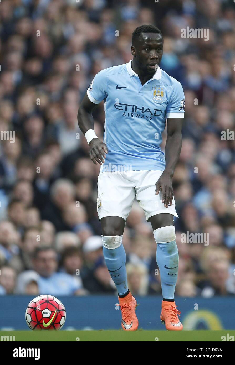 Bacary Sagna of Manchester City during the Barclays Premier League match at the Etihad Stadium. Photo credit should read: Philip Oldham/Sportimage via PA Images Stock Photo