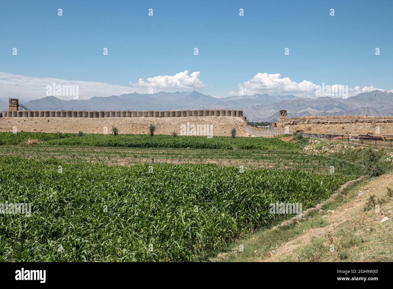 The panjshir valley in afghanistan stock photo alamy