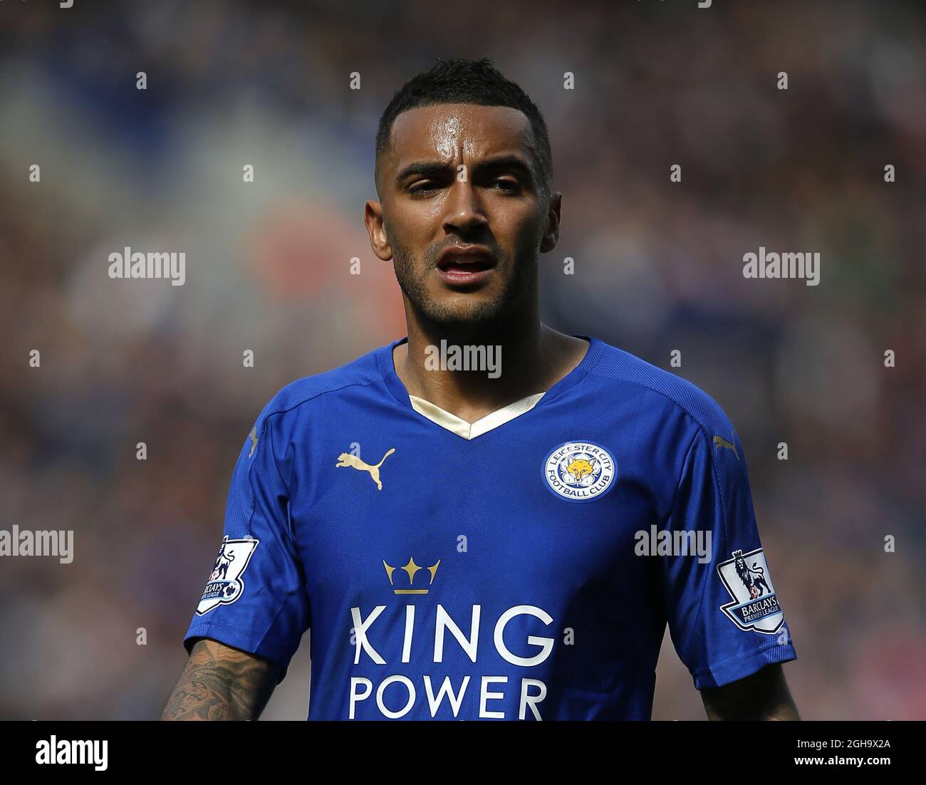 Danny Simpson Of Leicester City During The Barclays Premier League Match At The King Power Stadium Photo Credit Should Read Simon Bellis Sportimage Via Pa Images Stock Photo Alamy