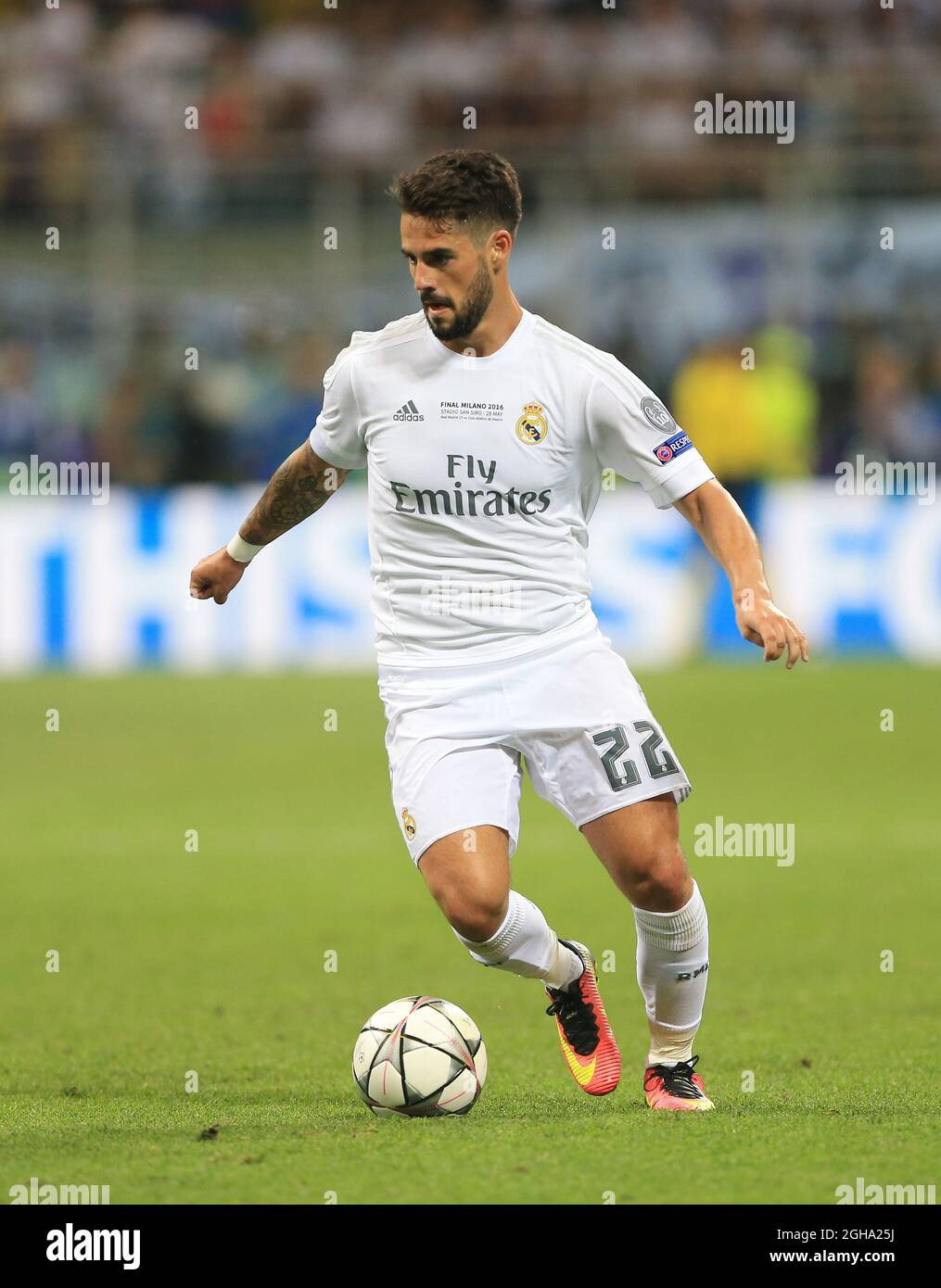 Real Madrid's Isco in action during the UEFA Champions League Final ...