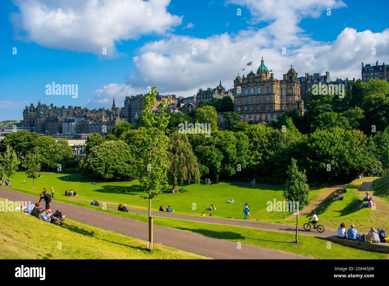 Edinburgh Landscape Stock Photo