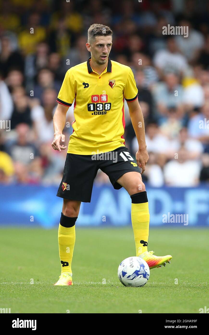 Watford's Craig Cathcart in action during the pre season friendly match ...