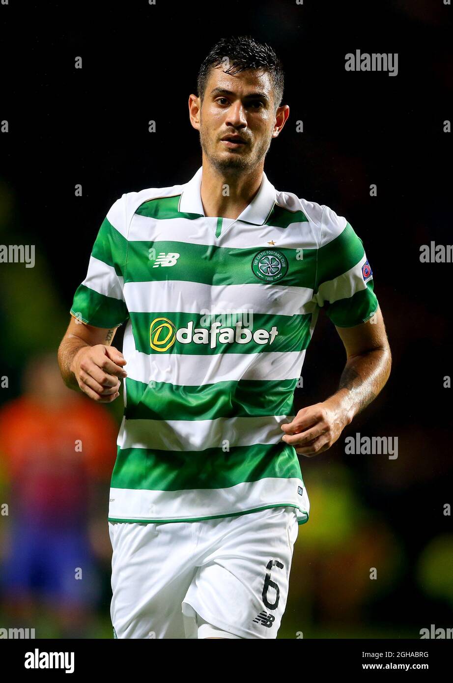 Nir Bitton of Celtic during the Champions League Group C match at the  Celtic Park Stadium, Glasgow. Picture date: September 28th, 2016. Pic Simon  Bellis/Sportimage via PA Images Stock Photo - Alamy