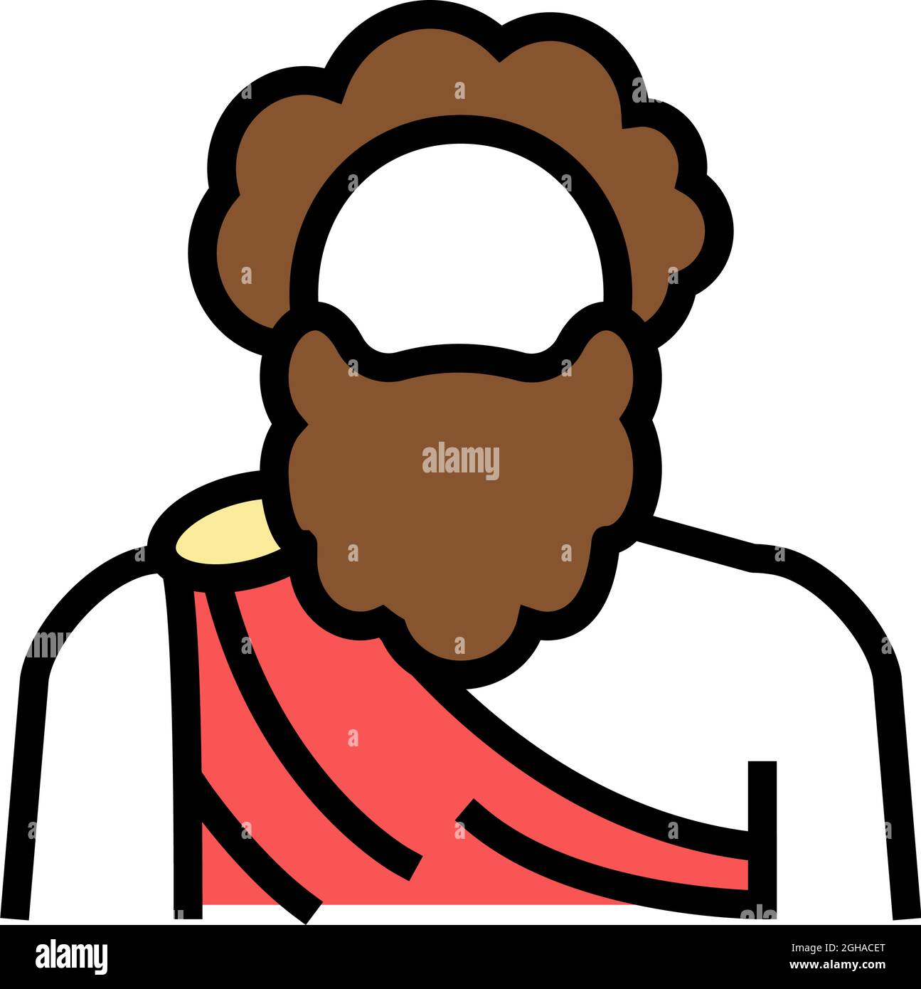 human ancient greece color icon vector illustration Stock Vector Image ...