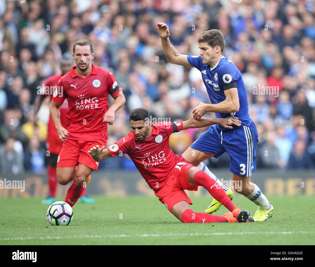 Leicester City's Riyad Mahrez in action during the PreSeason Friendly