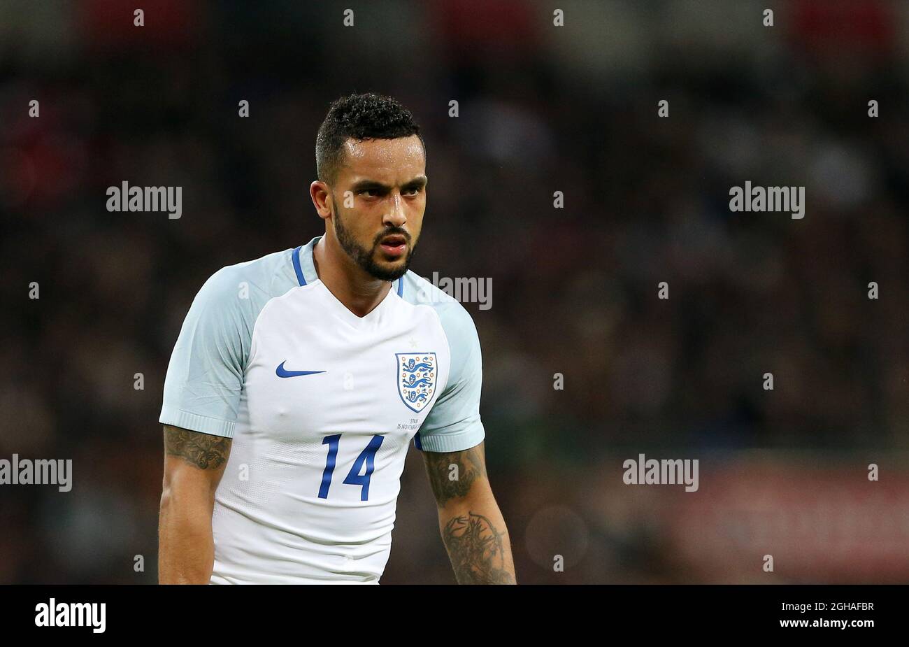Walcot England England's Theo Walcott in action during the friendly match at Wembley ...