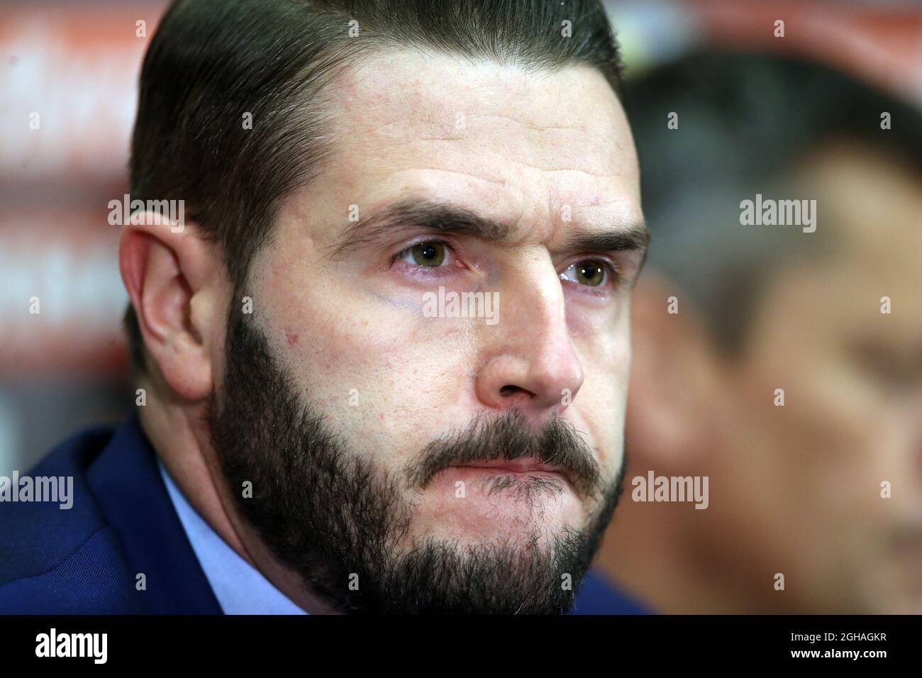 England's Senior Communications Manager Andy Walker looks on during his press conference at Wembley Stadium, London. Picture date December 1st, 2016 Pic David Klein/Sportimage via PA Images Stock Photo