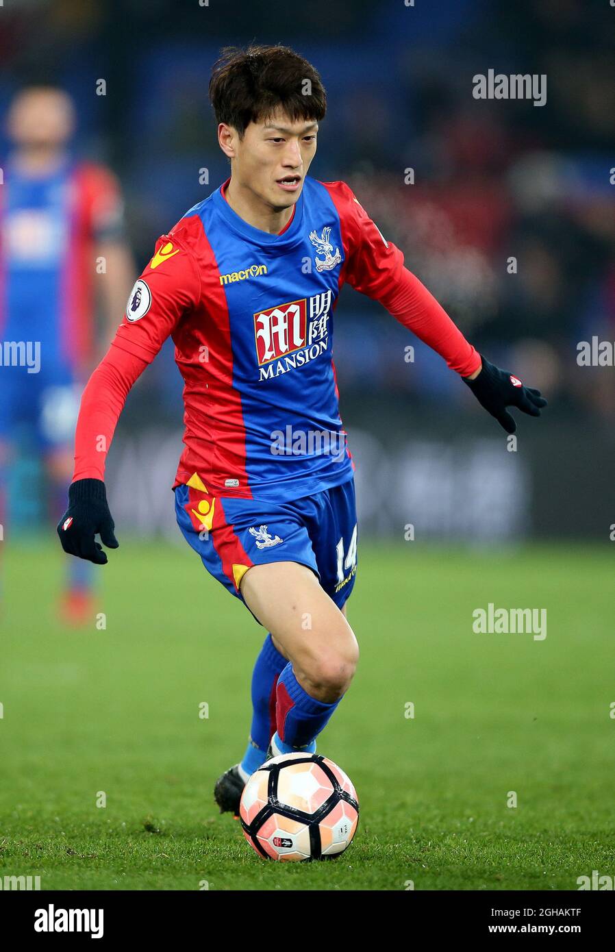 Lee Chung-Yong of Crystal Palace during the FA Cup 3rd Round replay match at Selhurst Park Stadium, London. Picture date: January 17th, 2016. Pic credit should read: David Klein/Sportimage via PA Images Stock Photo