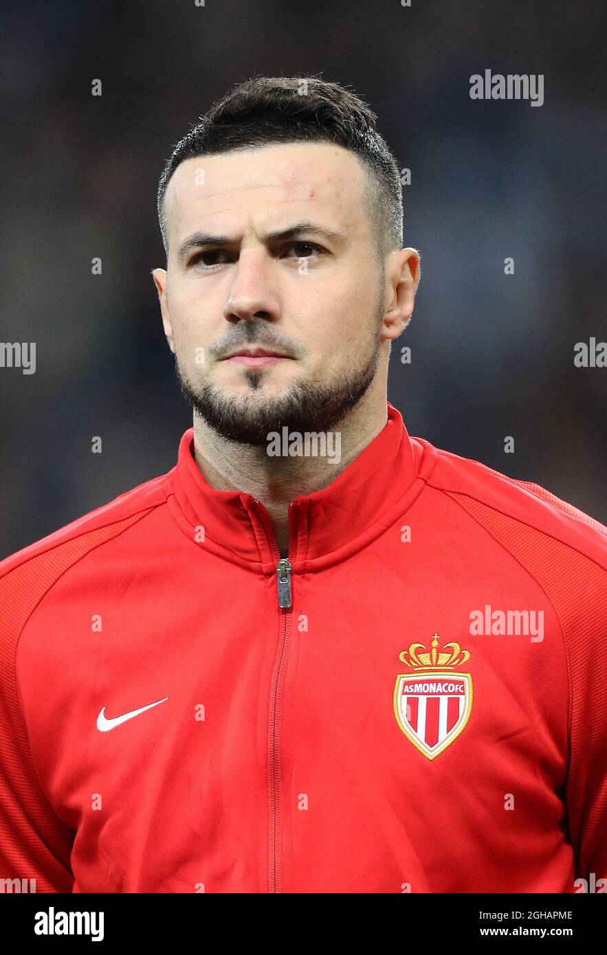 Danijel Subasic of Monaco during the Champions League Round of 16 match at Etihad Stadium, Manchester. Picture date: February 21st 2017. Pic credit should read: Lynne Cameron/Sportimage via PA Images Stock Photo